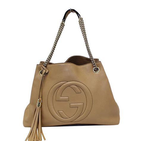 gucci soho chain beige|gucci soho denim bag.